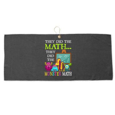They Did The Math They Did The Monster Math Large Microfiber Waffle Golf Towel