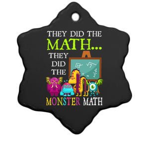 They Did The Math They Did The Monster Math Ceramic Star Ornament