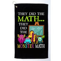 They Did The Math They Did The Monster Math Golf Towel