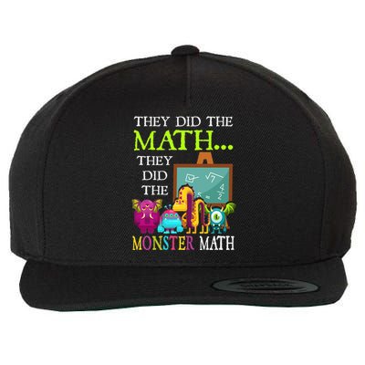 They Did The Math They Did The Monster Math Wool Snapback Cap