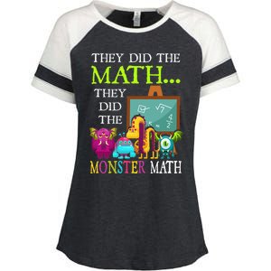 They Did The Math They Did The Monster Math Enza Ladies Jersey Colorblock Tee