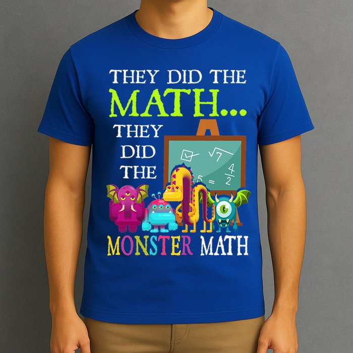 They Did The Math They Did The Monster Math T-Shirt