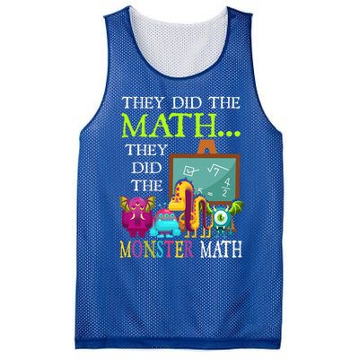 They Did The Math They Did The Monster Math Mesh Reversible Basketball Jersey Tank