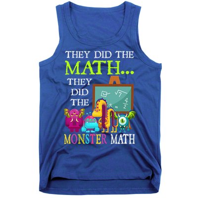 They Did The Math They Did The Monster Math Tank Top