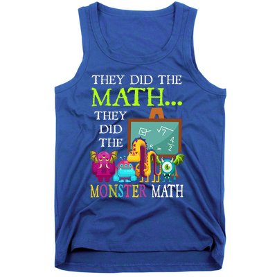 They Did The Math They Did The Monster Math Tank Top