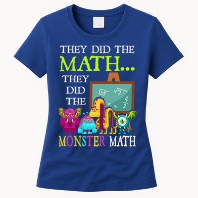 They Did The Math They Did The Monster Math Womens T-Shirt