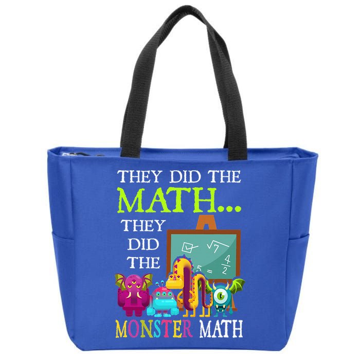 They Did The Math They Did The Monster Math Zip Tote Bag