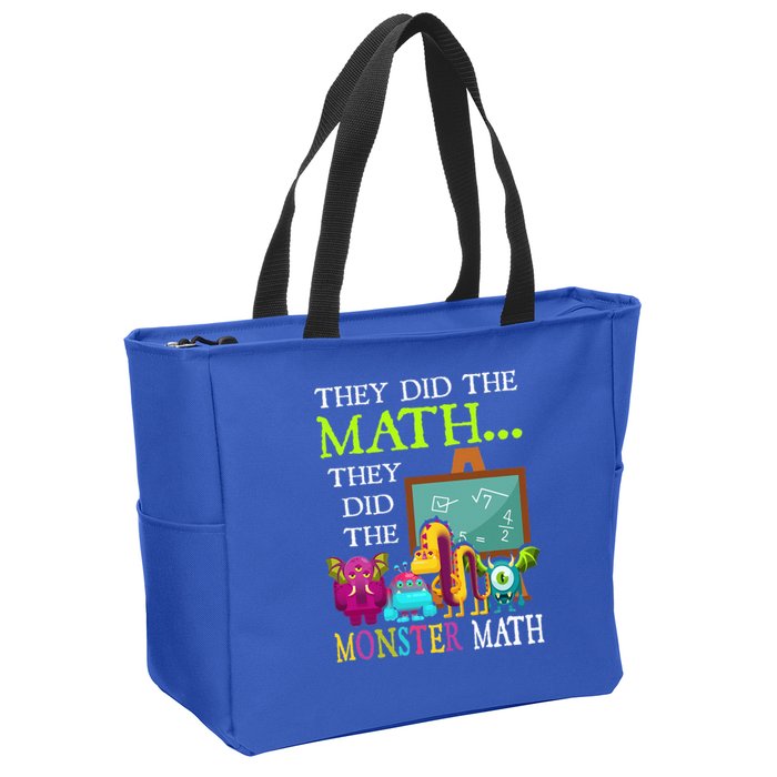 They Did The Math They Did The Monster Math Zip Tote Bag