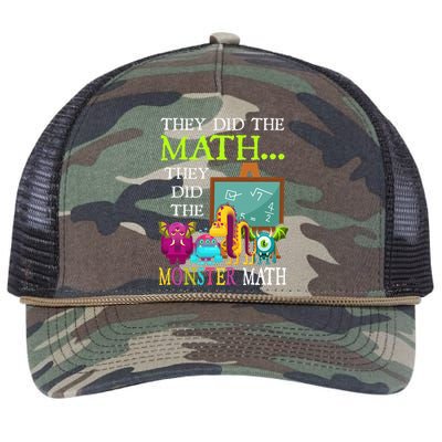 They Did The Math They Did The Monster Math Retro Rope Trucker Hat Cap