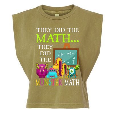 They Did The Math They Did The Monster Math Garment-Dyed Women's Muscle Tee