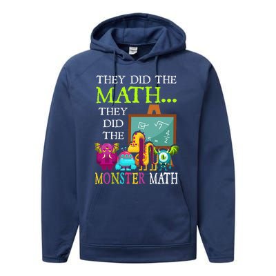 They Did The Math They Did The Monster Math Performance Fleece Hoodie