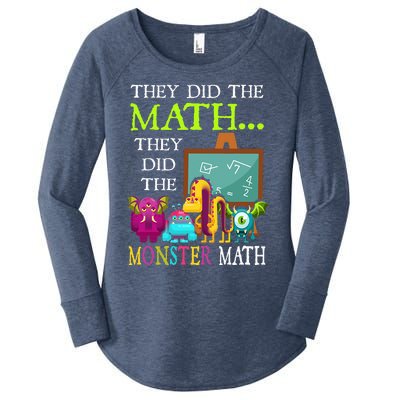 They Did The Math They Did The Monster Math Women's Perfect Tri Tunic Long Sleeve Shirt