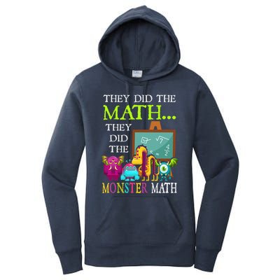 They Did The Math They Did The Monster Math Women's Pullover Hoodie