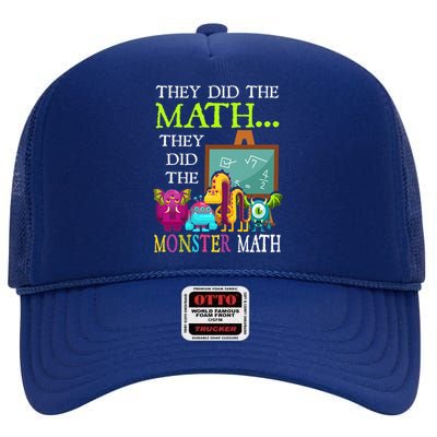 They Did The Math They Did The Monster Math High Crown Mesh Back Trucker Hat