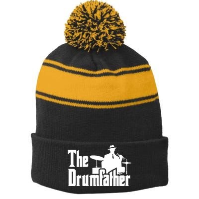 The Drumfather Stripe Pom Pom Beanie