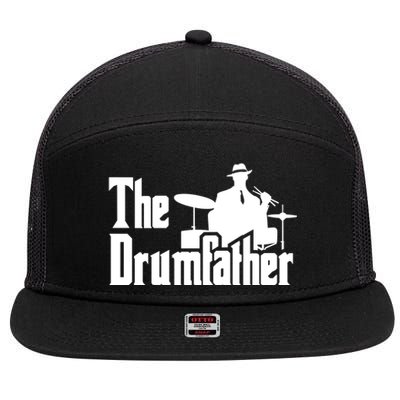 The Drumfather 7 Panel Mesh Trucker Snapback Hat