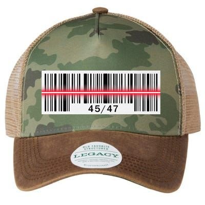 Trump Dance Troll Barcode Scan Qr Funny President Dance Code Legacy Tie Dye Trucker Hat