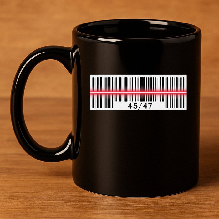 Trump Dance Troll Barcode Scan Qr Funny President Dance Code 11oz C Handle Ceramic Mug