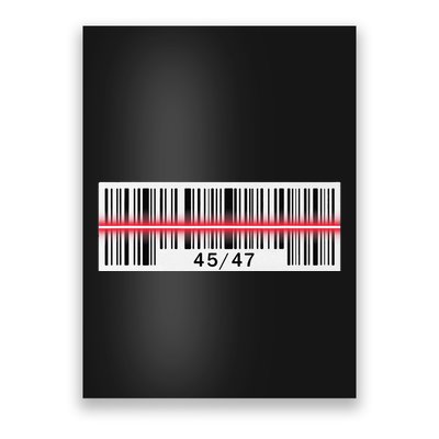 Trump Dance Troll Barcode Scan Qr Funny President Dance Code Poster