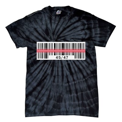 Trump Dance Troll Barcode Scan Qr Funny President Dance Code Tie-Dye T-Shirt