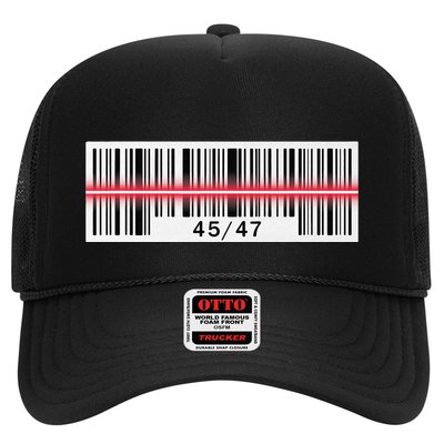 Trump Dance Troll Barcode Scan Qr Funny President Dance Code Trucker Hat