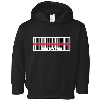 Trump Dance Troll Barcode Scan Qr Funny President Dance Code Toddler Hoodie