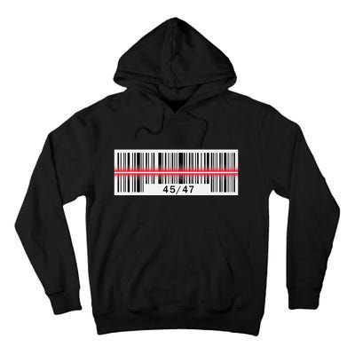 Trump Dance Troll Barcode Scan Qr Funny President Dance Code Tall Hoodie
