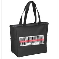 Trump Dance Troll Barcode Scan Qr Funny President Dance Code Zip Tote Bag