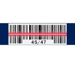 Trump Dance Troll Barcode Scan Qr Funny President Dance Code Bumper Sticker