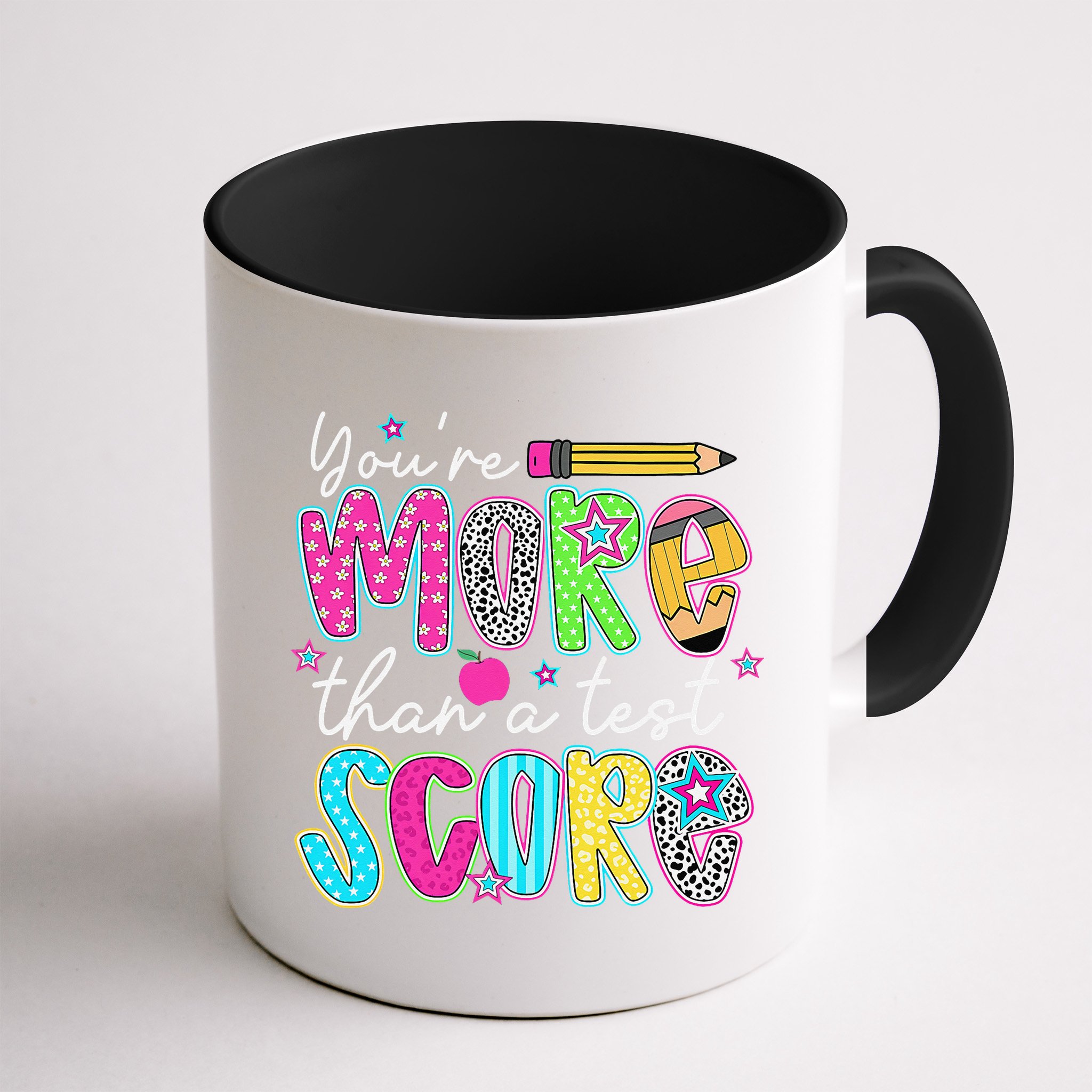 Test Day Teacher Youre More Than A Test Score Women Mug