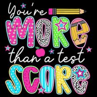 Test Day Teacher Youre More Than A Test Score Women Drawstring Bag