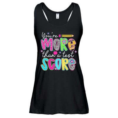 Test Day Teacher Youre More Than A Test Score Women Ladies Essential Flowy Tank