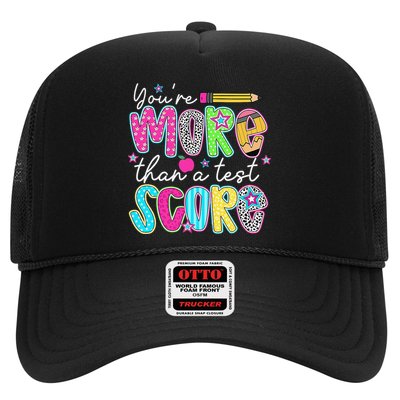 Test Day Teacher Youre More Than A Test Score Women Trucker Hat