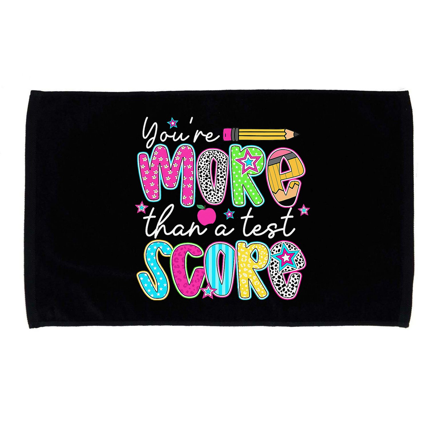 Test Day Teacher Youre More Than A Test Score Women Microfiber Hand Towel