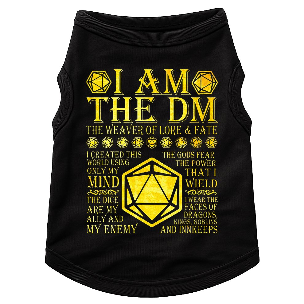 The Dm The Weaver Doggie Tank