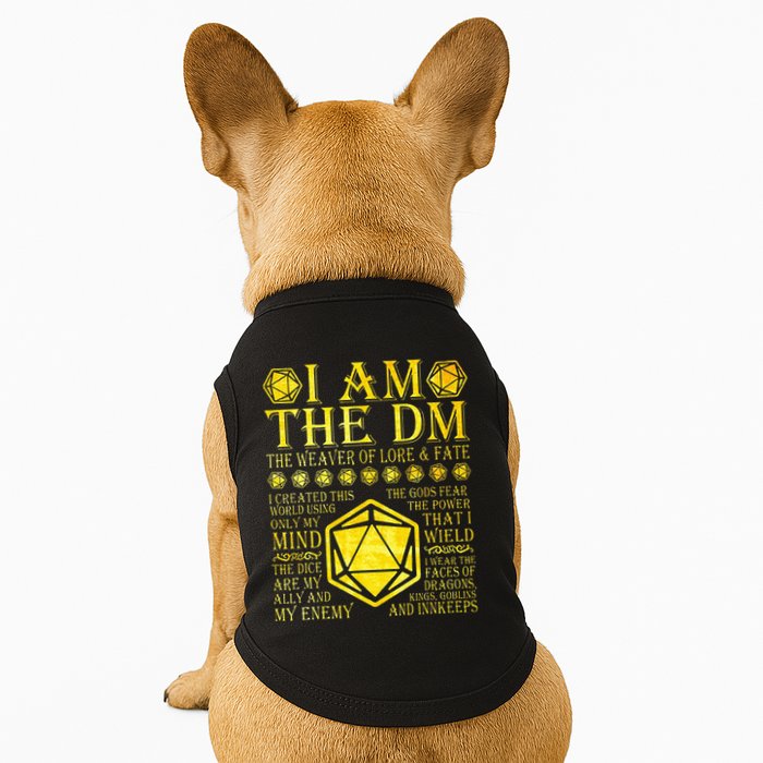 The Dm The Weaver Doggie Tank