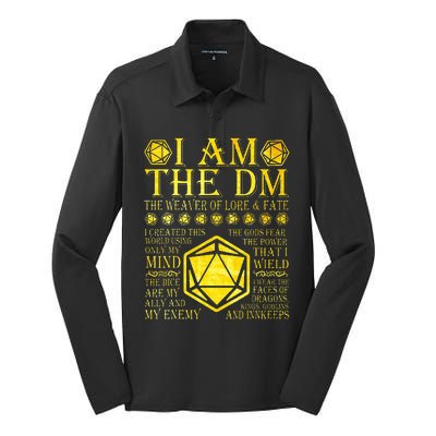 The Dm The Weaver Silk Touch Performance Long Sleeve Polo