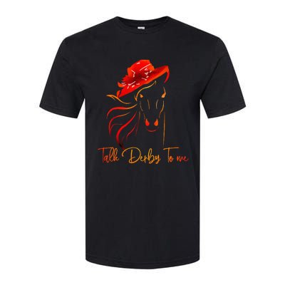 Talk Derby To Me Horse Racing Funny Derby Day Softstyle® CVC T-Shirt