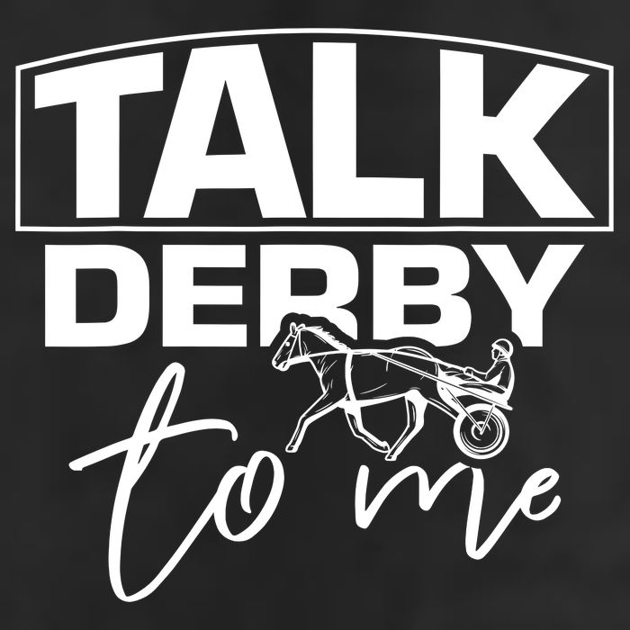 Talk Derby To Me Derby Horse Racing Funny Harness Racing Beanie
