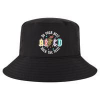 Test Day Teachers Boy Girl Abcd Rock The Test Testing Day Cool Comfort Performance Bucket Hat