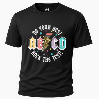 Test Day Teachers Boy Girl Abcd Rock The Test Testing Day Performance Shirt