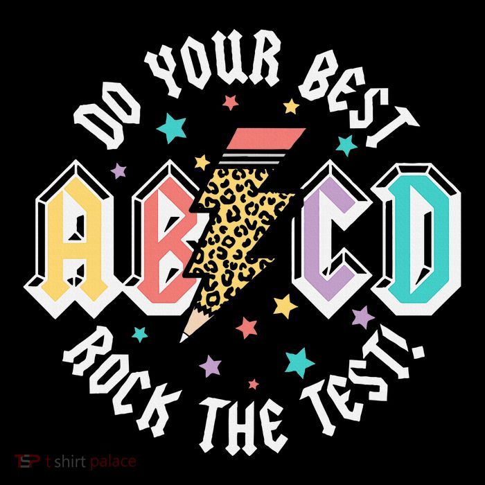 Test Day Teachers Boy Girl Abcd Rock The Test Testing Day City Backpack