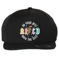 Test Day Teachers Boy Girl Abcd Rock The Test Testing Day Wool Snapback Cap