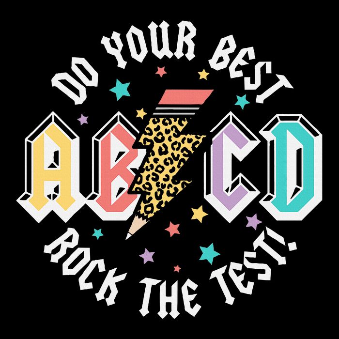 Test Day Teachers Boy Girl Abcd Rock The Test Testing Day Wool Snapback Cap