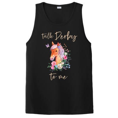 Talk Derby To Me Horse Racing Fan PosiCharge Competitor Tank