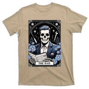 The Dad Tarot Card Skeleton Fathers Day Skull Daddy Coffee T-Shirt