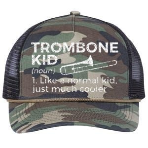 Trombone Definition Trombone Player Retro Rope Trucker Hat Cap