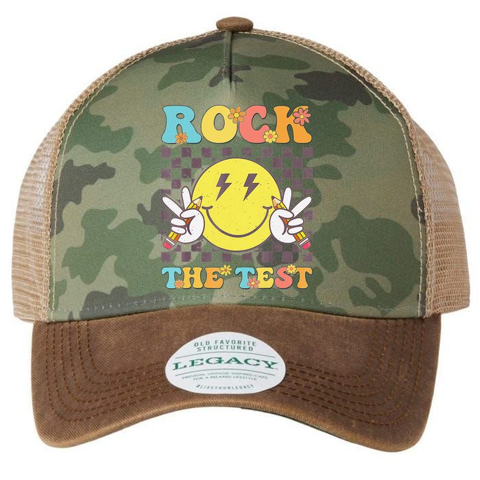 Testing Day Teacher Student Motivational Rock The Test Legacy Tie Dye Trucker Hat