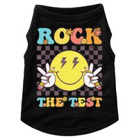 Testing Day Teacher Student Motivational Rock The Test Doggie Tank