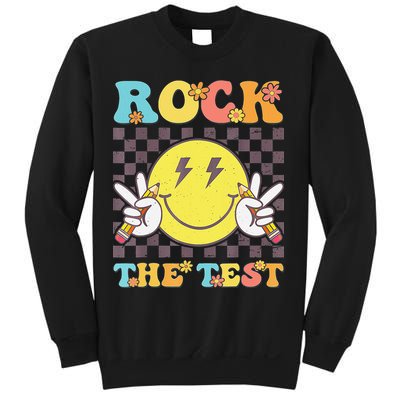 Testing Day Teacher Student Motivational Rock The Test Sweatshirt